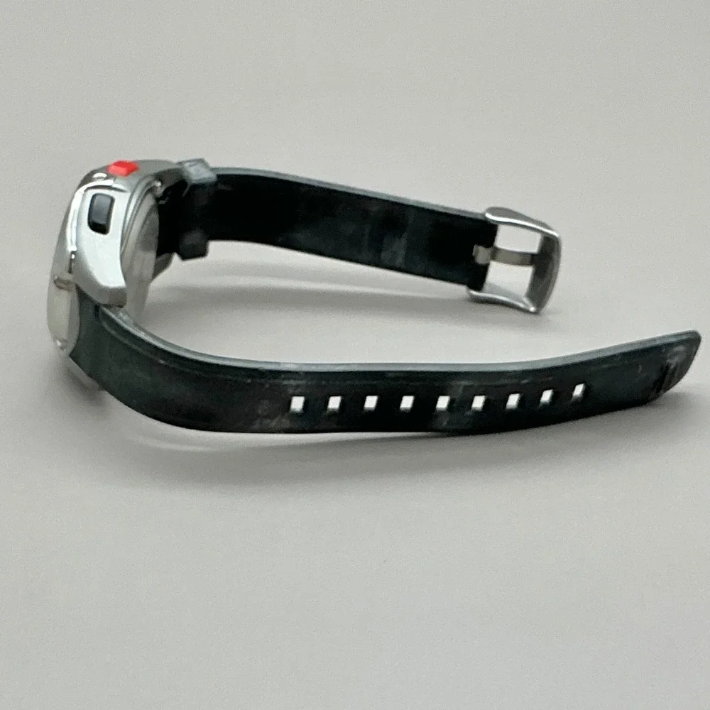 Timex Watch Mens T5K470 Health Touch Heart Rate Monitor Digital 42mm NEW BATTERY